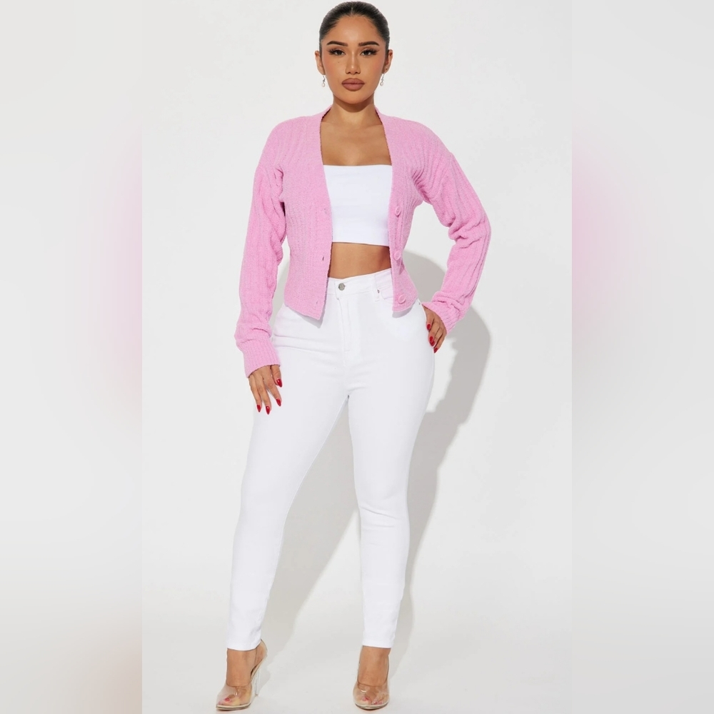 💕Baby Pink Midi Cardigan💕 - Picture 3 of 3